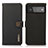 Custodia Portafoglio In Pelle Cover con Supporto B02H per Google Pixel 6 5G Nero