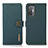 Custodia Portafoglio In Pelle Cover con Supporto B02H per HTC Desire 21 Pro 5G Verde