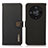 Custodia Portafoglio In Pelle Cover con Supporto B02H per Huawei Honor X9b 5G Nero