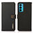 Custodia Portafoglio In Pelle Cover con Supporto B02H per Motorola Moto Edge Lite 5G Nero