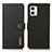 Custodia Portafoglio In Pelle Cover con Supporto B02H per Motorola Moto G73 5G Nero