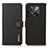 Custodia Portafoglio In Pelle Cover con Supporto B02H per OnePlus 10T 5G Nero