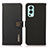 Custodia Portafoglio In Pelle Cover con Supporto B02H per OnePlus Nord 2 5G Nero