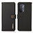 Custodia Portafoglio In Pelle Cover con Supporto B02H per Oppo A54 5G Nero