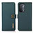 Custodia Portafoglio In Pelle Cover con Supporto B02H per Oppo A54 5G Verde