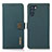 Custodia Portafoglio In Pelle Cover con Supporto B02H per Oppo K9 Pro 5G Verde