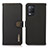 Custodia Portafoglio In Pelle Cover con Supporto B02H per Realme 9 5G India Nero