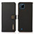 Custodia Portafoglio In Pelle Cover con Supporto B02H per Realme C11 (2021) Nero