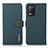 Custodia Portafoglio In Pelle Cover con Supporto B02H per Realme Narzo 30 5G Verde