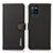 Custodia Portafoglio In Pelle Cover con Supporto B02H per Realme V11s 5G Nero