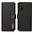 Custodia Portafoglio In Pelle Cover con Supporto B02H per Samsung Galaxy A02s Nero