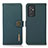 Custodia Portafoglio In Pelle Cover con Supporto B02H per Samsung Galaxy A15 4G Verde