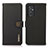 Custodia Portafoglio In Pelle Cover con Supporto B02H per Samsung Galaxy A15 LTE Nero