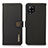 Custodia Portafoglio In Pelle Cover con Supporto B02H per Samsung Galaxy A42 5G Nero