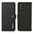 Custodia Portafoglio In Pelle Cover con Supporto B02H per Samsung Galaxy A72 4G Nero