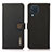 Custodia Portafoglio In Pelle Cover con Supporto B02H per Samsung Galaxy M32 4G Nero