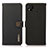 Custodia Portafoglio In Pelle Cover con Supporto B02H per Xiaomi POCO C3 Nero