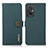 Custodia Portafoglio In Pelle Cover con Supporto B02H per Xiaomi Redmi 11 Prime 4G Verde