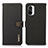 Custodia Portafoglio In Pelle Cover con Supporto B02H per Xiaomi Redmi K40 5G Nero