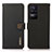 Custodia Portafoglio In Pelle Cover con Supporto B02H per Xiaomi Redmi K40S 5G Nero