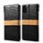 Custodia Portafoglio In Pelle Cover con Supporto B02S per Samsung Galaxy S20 Nero