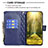 Custodia Portafoglio In Pelle Cover con Supporto B03F per Motorola Moto E32