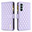 Custodia Portafoglio In Pelle Cover con Supporto B03F per Motorola Moto Edge S30 5G Viola