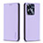 Custodia Portafoglio In Pelle Cover con Supporto B03F per Realme Narzo N55 Lavanda