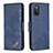Custodia Portafoglio In Pelle Cover con Supporto B03F per Samsung Galaxy A02s
