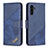 Custodia Portafoglio In Pelle Cover con Supporto B03F per Samsung Galaxy A04s Blu