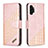 Custodia Portafoglio In Pelle Cover con Supporto B03F per Samsung Galaxy A13 4G Oro Rosa