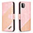 Custodia Portafoglio In Pelle Cover con Supporto B03F per Samsung Galaxy A22 5G Oro Rosa