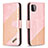 Custodia Portafoglio In Pelle Cover con Supporto B03F per Samsung Galaxy A22s 5G Oro Rosa