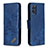 Custodia Portafoglio In Pelle Cover con Supporto B03F per Samsung Galaxy S20 Plus Blu