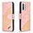 Custodia Portafoglio In Pelle Cover con Supporto B03F per Xiaomi Mi 11i 5G Oro Rosa