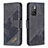 Custodia Portafoglio In Pelle Cover con Supporto B03F per Xiaomi Redmi Note 11 4G (2021) Nero