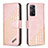 Custodia Portafoglio In Pelle Cover con Supporto B03F per Xiaomi Redmi Note 11 Pro 5G Oro Rosa