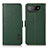 Custodia Portafoglio In Pelle Cover con Supporto B03H per Asus ROG Phone 7 Pro Verde