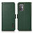 Custodia Portafoglio In Pelle Cover con Supporto B03H per HTC Desire 21 Pro 5G Verde