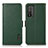 Custodia Portafoglio In Pelle Cover con Supporto B03H per Huawei Honor 10X Lite Verde