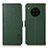 Custodia Portafoglio In Pelle Cover con Supporto B03H per Huawei Honor 50 Lite Verde