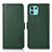 Custodia Portafoglio In Pelle Cover con Supporto B03H per Motorola Moto Edge 20 Lite 5G Verde