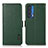 Custodia Portafoglio In Pelle Cover con Supporto B03H per Motorola Moto Edge (2021) 5G Verde