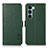 Custodia Portafoglio In Pelle Cover con Supporto B03H per Motorola Moto Edge S30 5G Verde