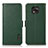 Custodia Portafoglio In Pelle Cover con Supporto B03H per Motorola Moto G Power (2021) Verde