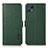 Custodia Portafoglio In Pelle Cover con Supporto B03H per Motorola Moto G50 5G Verde