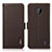 Custodia Portafoglio In Pelle Cover con Supporto B03H per Nokia C10 Marrone