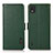 Custodia Portafoglio In Pelle Cover con Supporto B03H per Nokia C2 2nd Edition Verde