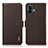 Custodia Portafoglio In Pelle Cover con Supporto B03H per Nothing Phone 2 Marrone