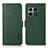 Custodia Portafoglio In Pelle Cover con Supporto B03H per OnePlus 10 Pro 5G Verde